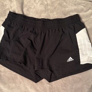 Adidas Women's Athletic Shorts in Black and White